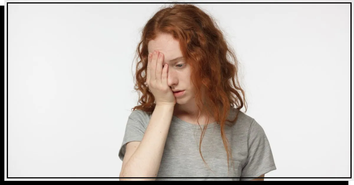 Veldig stresset med at håret ikke ser bra ut' title=