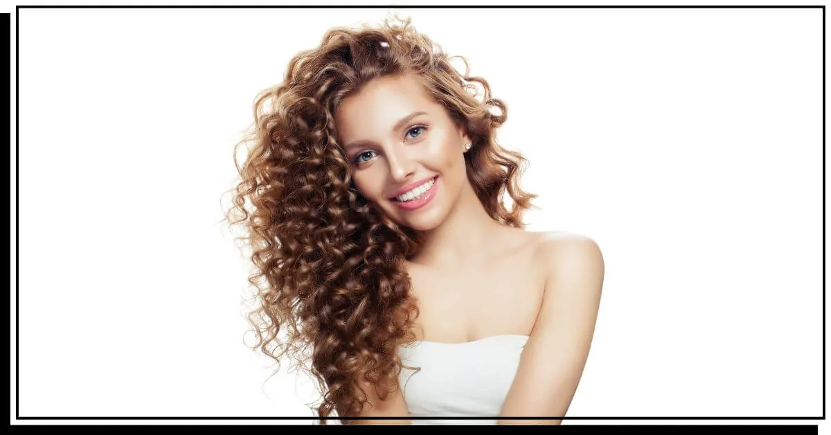 Type 3 krøllete hår' title=