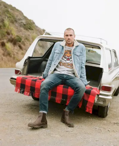 Zac Taylor dobler ned på denim og spiller hovedrollen i Lucky Brand