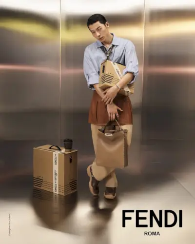Kuang Han Hsu visar upp Fendi