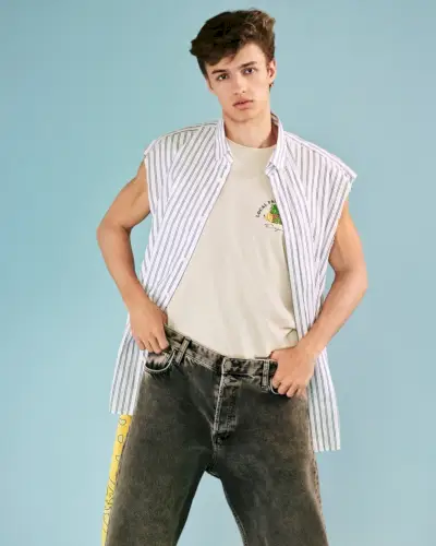 Ondrej Mokoš Model Esprit Campaign Denim efterår 2022
