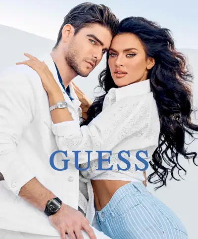 Kampania GUESS Models Charlie Matthews Kelsie Jean Smeby na wiosnę i lato 2022