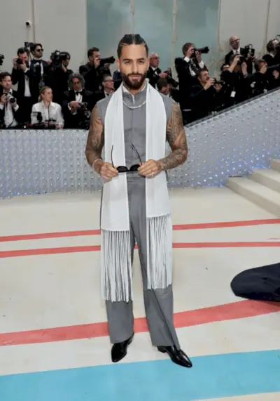 Maluma bærer BOSS til 2023 Met Gala.