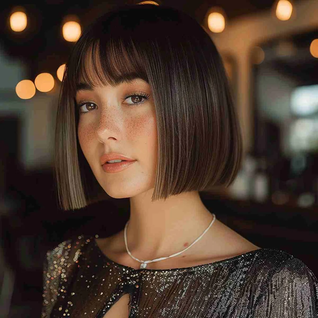 Hakelengde stumpt snitt' title=