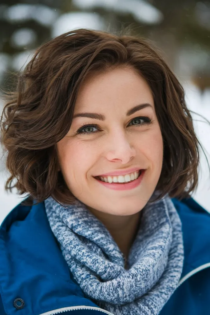 Īsa ziemas frizūra' title=