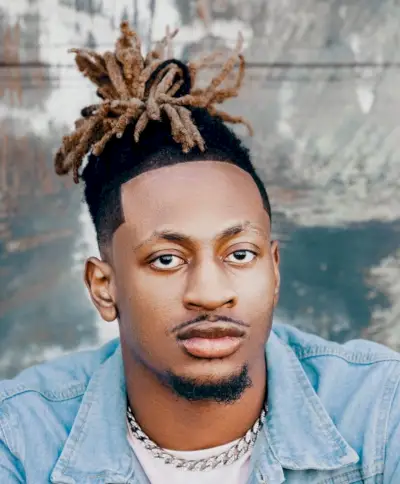 Fondu haut avec des dreads teintes