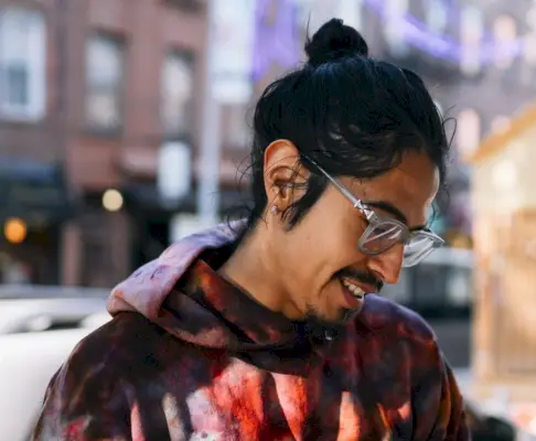 Rommelig mannenbroodje