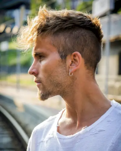 Franțuzesc Crop Drop Fade Tunsoare Barbati