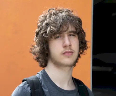 Coupe de loup bouclée naturelle