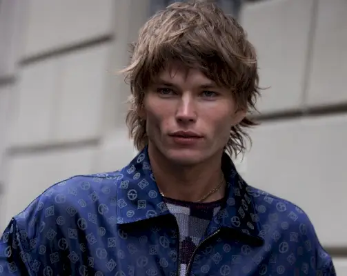 Shaggy Wolf Coupe Hommes Jordan Barrett