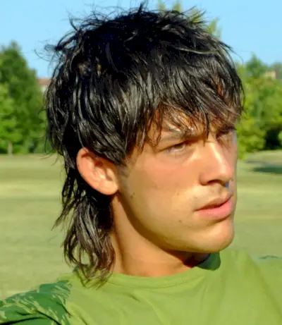 Texture Wolf Cut Men Shine