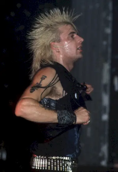 GBH Colin Abrahall Punk Kolczaste włosy 1986