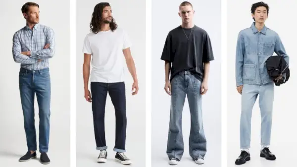 Types de jeans pour hommes