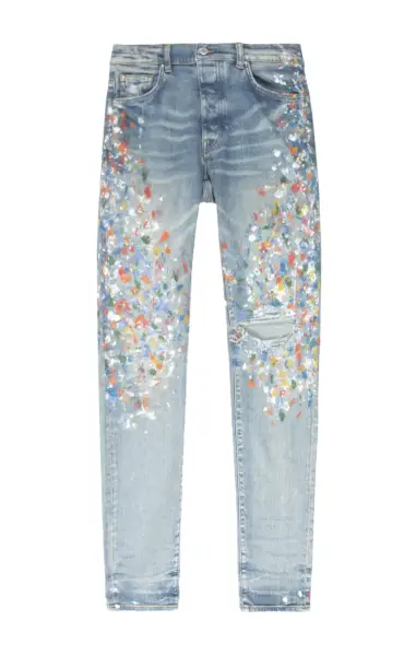 Amiri Skinny Pictor Jean Clay Indigo