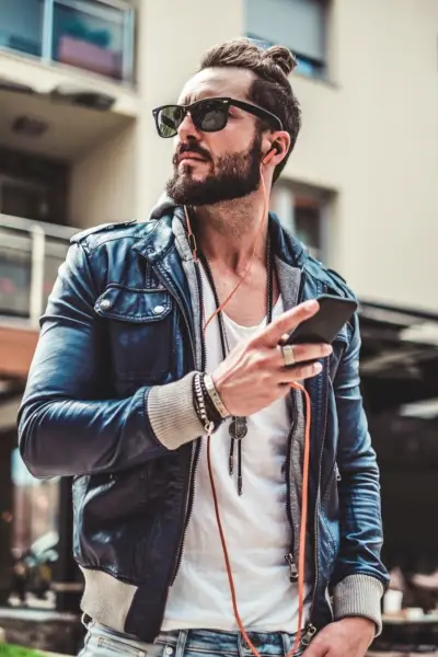 Man Street Hipster Imbracaminte Bijuterii Man Bun
