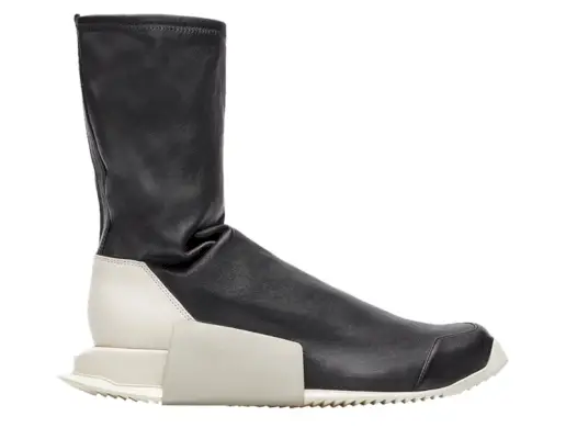 Rick Owens Level Runner High Black Milk