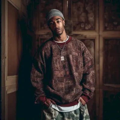 Moda largi și o atitudine cool au definit stilul hip-hop în anii nouăzeci.