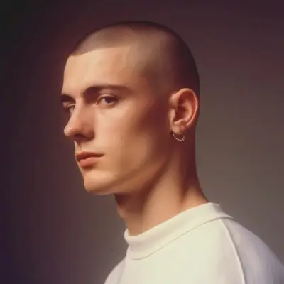 Coafura pentru bărbați din anii 90 Buzz Cut