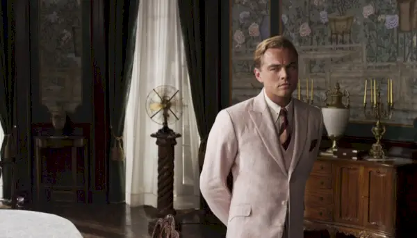 Lniany garnitur Leonardo DiCaprio Wielki Gatsby 2013