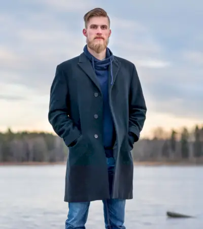 Manteau À Capuche Jeans Hommes Style Robuste