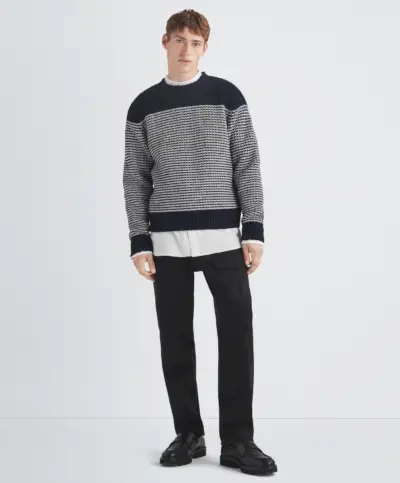 Rag & Bone Stripe ulltröja
