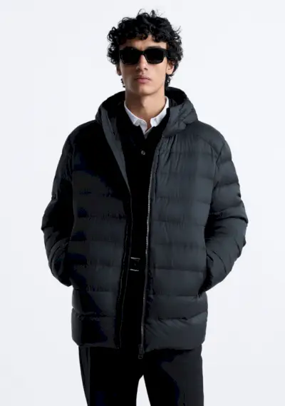 Dunjacka med luva Zara Herr