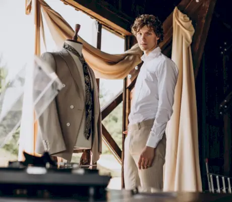 Jachetă de costum Boho Groom Tire