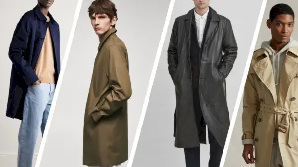트렌치코트 스타일 남성