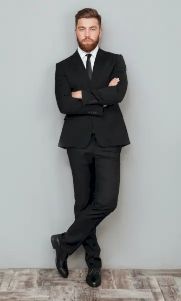 סגנונות חליפת גברים חליפה קלאסית גוף מלא