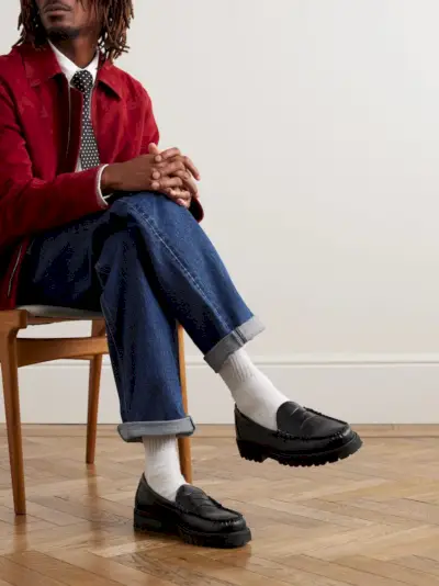 Net als chino's zijn loafers zoals deze van G.H. Bass & Co. scoort goed als het overschakelt van een ontspannen naar een formele stijl.