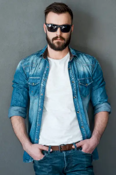 Hvordan kle godt dobbel denim