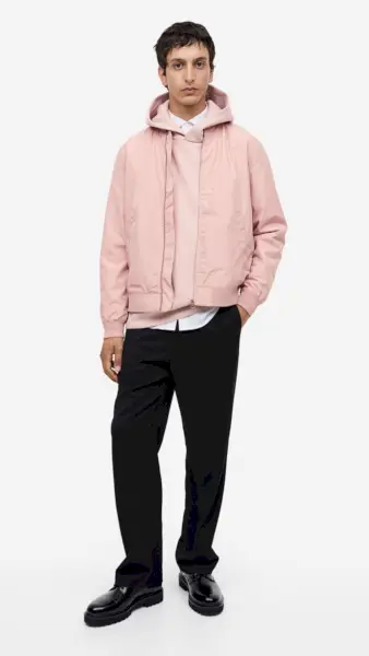 Rosa bomber hoodie outfit