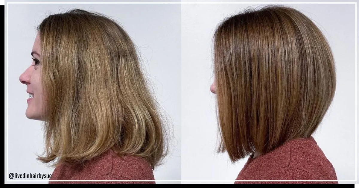 Sahag klippt för tjockt hår' title=