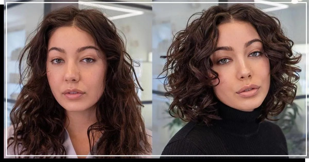 Face-Framing Rezo Cut som fremhever kinnbenene' title=