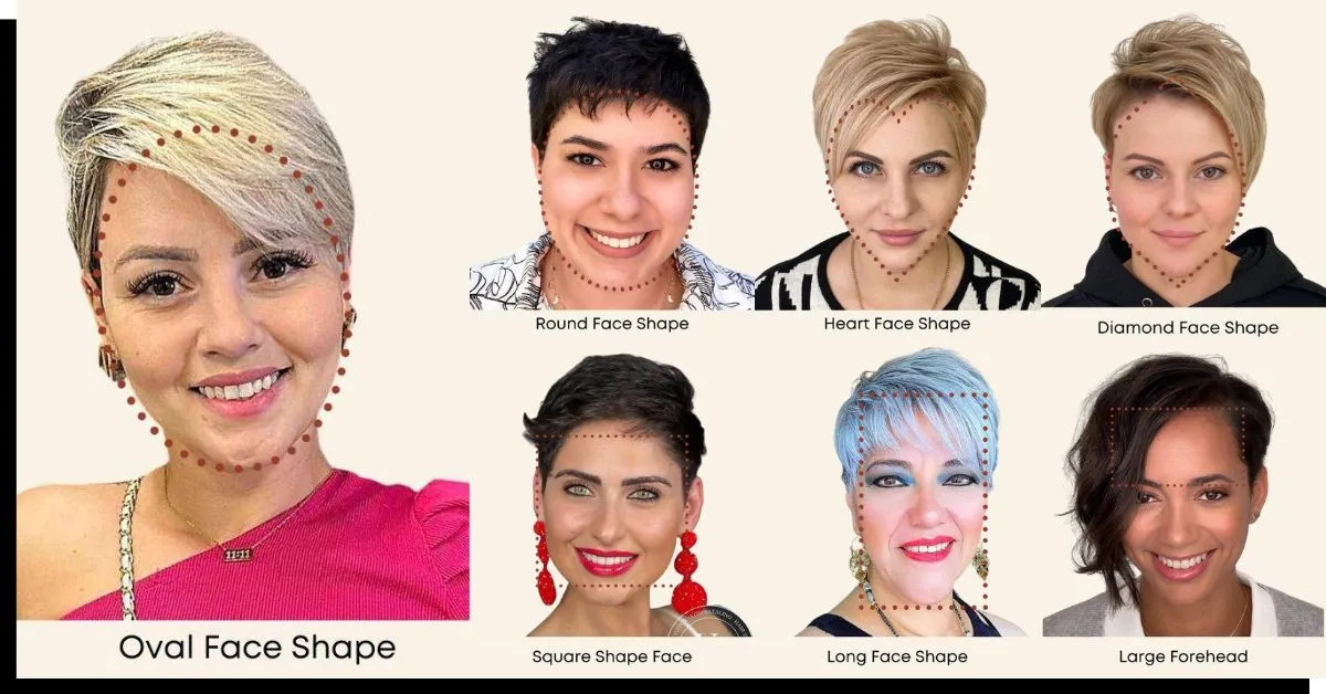 Coupes Pixie pour différentes formes de visage' title=