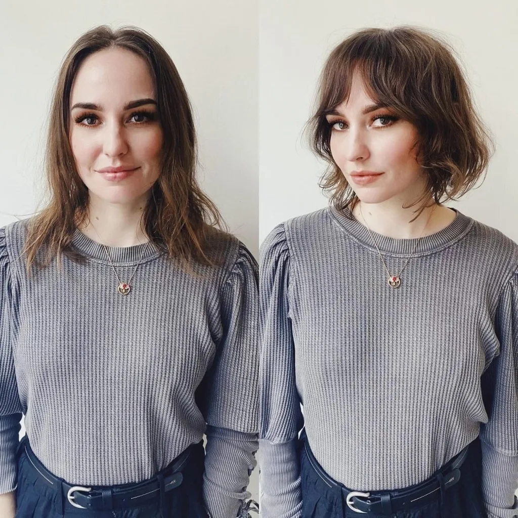 Rektangel ansiktsform frisyr' title=