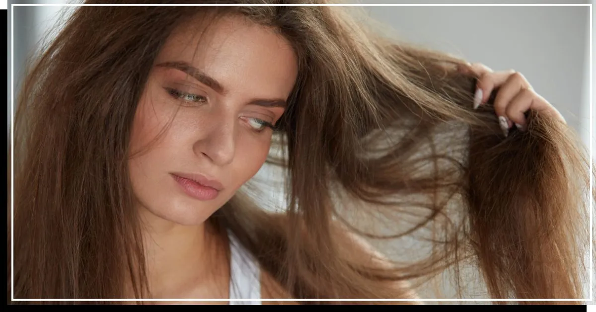 Krepasti in poškodovani lasje' title=