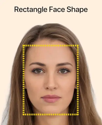 Rectangle face shape