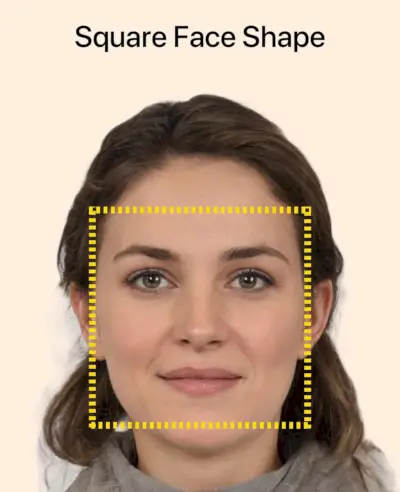 Square face shape