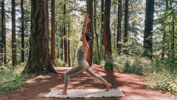 High Lunge Pose in Yoga