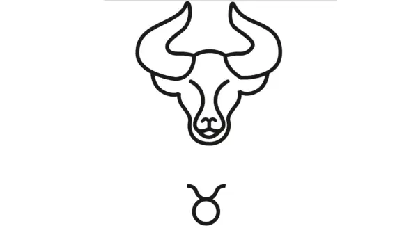 Astrology zodiac sign for Taurus, the bull, for the horoscope