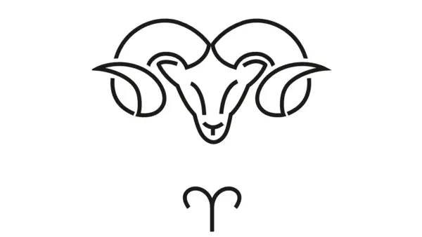 Astrology sign of the zodiac for Aries or the ram