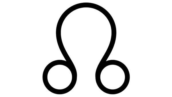 An illustration of an astrology glyph of an upside-down horse shoe depicting the south node