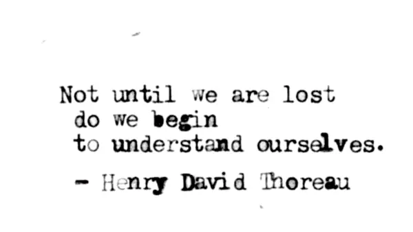 Black and white typewritten quote by Thoreau about the new Moon June 2025
