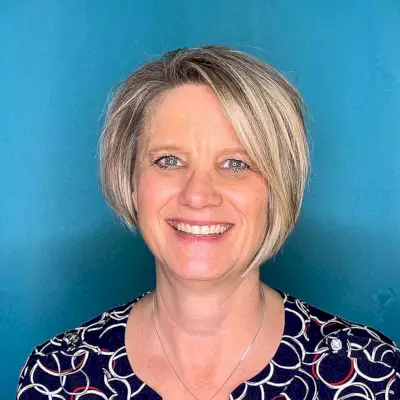 Short asymmetrical textured cut for thick hair