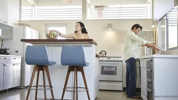 Kitchen couple, practice acceptance