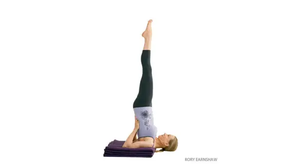 supported shoulderstand pose