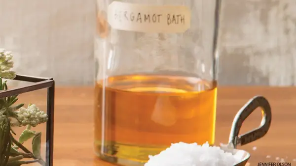 Soak in a bergamot bath