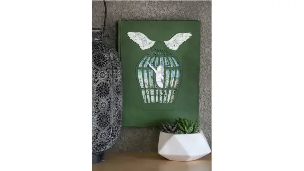 Altered book art by Valarie Savarie.