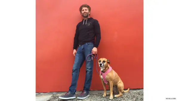 robert sturman and dog